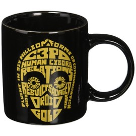 「 スターウォーズ 」 C-3PO(タイポグラフィ) マグカップ 260ml SAN2483-2