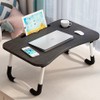Portable Folding Laptop Desk Bed Tray Table with Foldable Legs