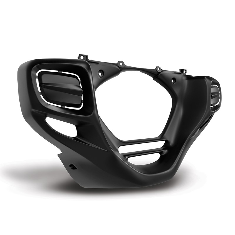 Show Chrome Accessories 52-908BK Black Motorcycle Lower Cowl (GL1800)