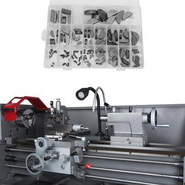 135pcs Disc Spring Assortment Half Moon Gear Shaft Drive Flywheel V Belt Pulley Crank Fasteners Crankshaft Wrench Assortment for Multiple Purposes