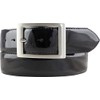 BELTINGER Patent Leather Belt with Double Buckle 4 cm Shiny