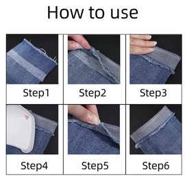 Hawfund Iron-On Hem Tape 100 m - Ironing Tape for Shortening Curtains without Seams, Ideal for Textiles, Easy to Use