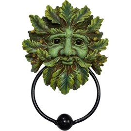 Nemesis Now Green Man Door Knocker 20cm, Polyresin