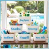 Remerry 6 Pcs Poolside Storage Basket with Handles, Storage Buckets