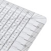 Quilting Ruler 12in Wide Transparent Acrylic Accurate Scale Black Grid