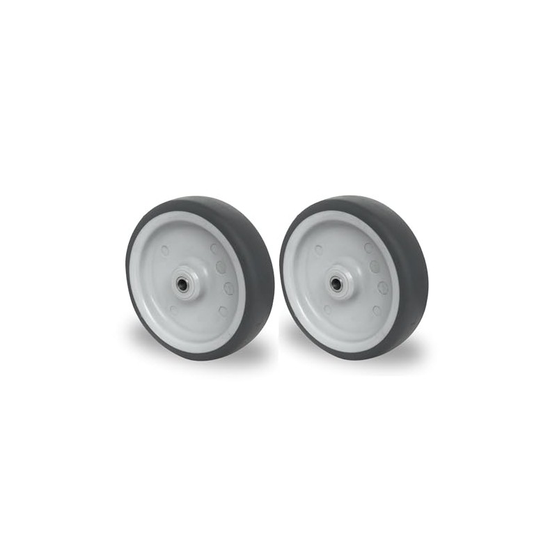 Abrollwerk Set of 2 Installation Wheel 150 mm Axle Apparatus