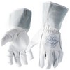 Defiant Metal TIG Welding Gloves - Premium White Goatskin Leather