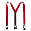 CTM Men's Canvas Button-End Old West Suspenders (Tall Available), X-long,