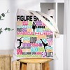 BWWKTOP Figure Skating Tote Bag Figure Skater Gifts Ice Skater