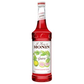 Monin - Guava Syrup, Exotic and Strong Fruity Flavor, Great for Cocktails, Mocktails, and Lemonades, Vegan, Non-GMO, Gluten-Free (750 ml)