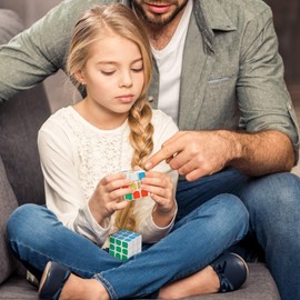 THE TWIDDLERS Mini Rubik's Cube 80s Party Giveaway Party Bag for Children, 3 cm - Children's Birthday Gift, 90s Retro Decoration, Gifts, Patience Games (Pack of 60)