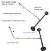 Upgrade 2-in-1 35" Dual-Function Undercarriage Pressure Washer Cleaner, Surface Cleaner