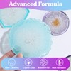 16OZ Resin Molds Silicone Kit Complete Set Bundle with Sphere,