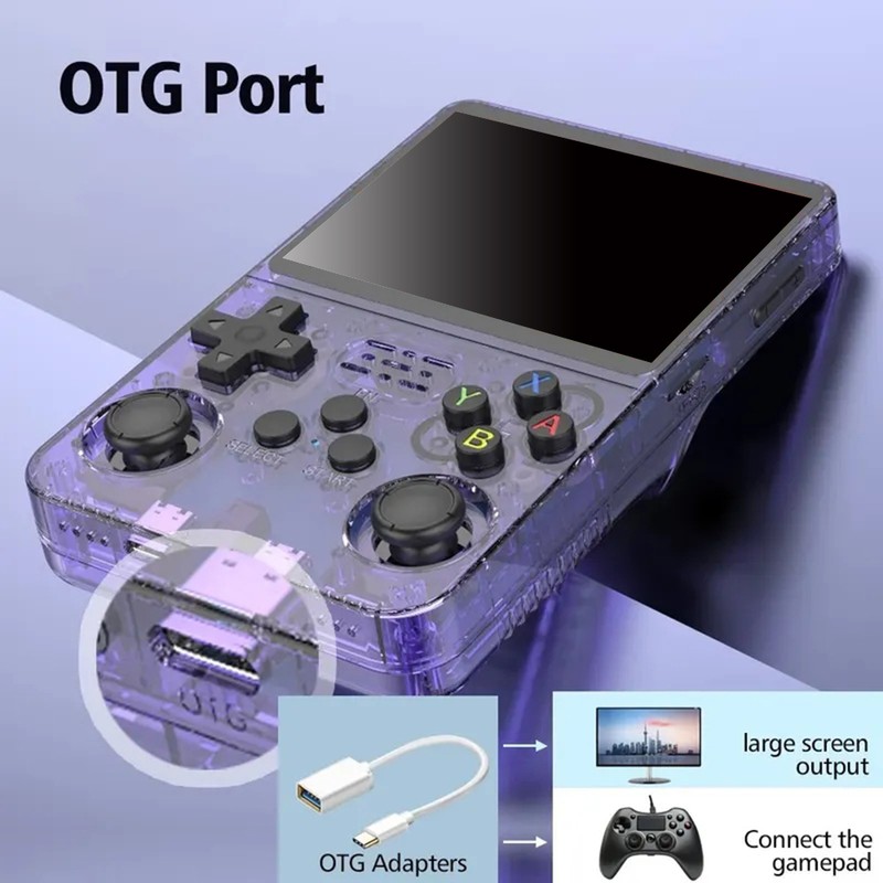 Handheld Game 3.5-inch IPS 640*480 High-clear Screen Supports Multiple Emulators,