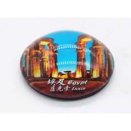 Luxor Egypt Fridge Magnet Travel Souvenir Gift Home & Kitchen Decoration Magnetic Sticker Crystal Refrigerator Magnet Collection