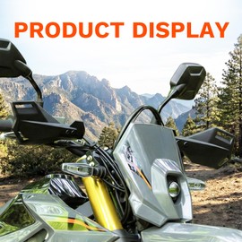 Motorcycle Handle Bar Handguards Protector Replacement for Suzuki DRZ4S DRZ4SM DR-Z4S DR-Z4SM 2025 Wind Deflectors Protective Hand Guards (Type A)