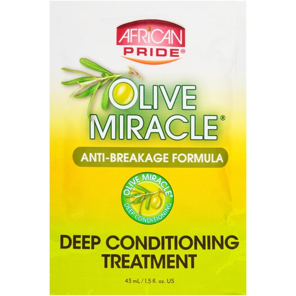 African Pride Olive Miracle Deep Conditioning Treatment 1.5oz #4019 by African Pride