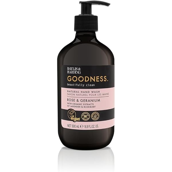 Baylis & Harding Liquid Hand Soap Wash with Dispenser, Goodness,
