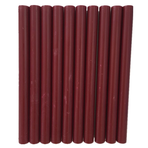 XICHEN®10PCS Vintage Sealing Glue Gun Sealing Wax Wax Sticks Wax Seal Supplies a Variety of Colors (Crimson)