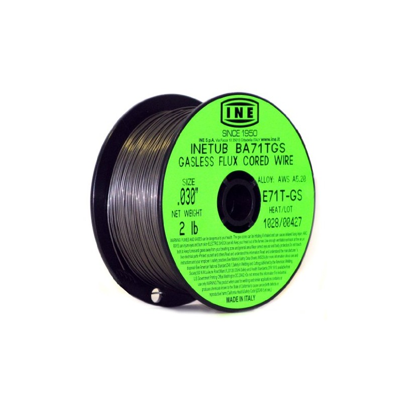 INETUB BA71TGS .030-Inch on 2-Pound Spool Carbon Steel Gasless Flux