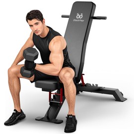 Weight Benches for Home Gym - Adjustable Workout Bench Press 1300lb Capacity Heavy Duty for Exercises Incline Flat Decline Sit-Ups