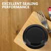 Cabilock 50pcs Jar Lids, Black Tinplate Mouth Canning Lids, 63mm