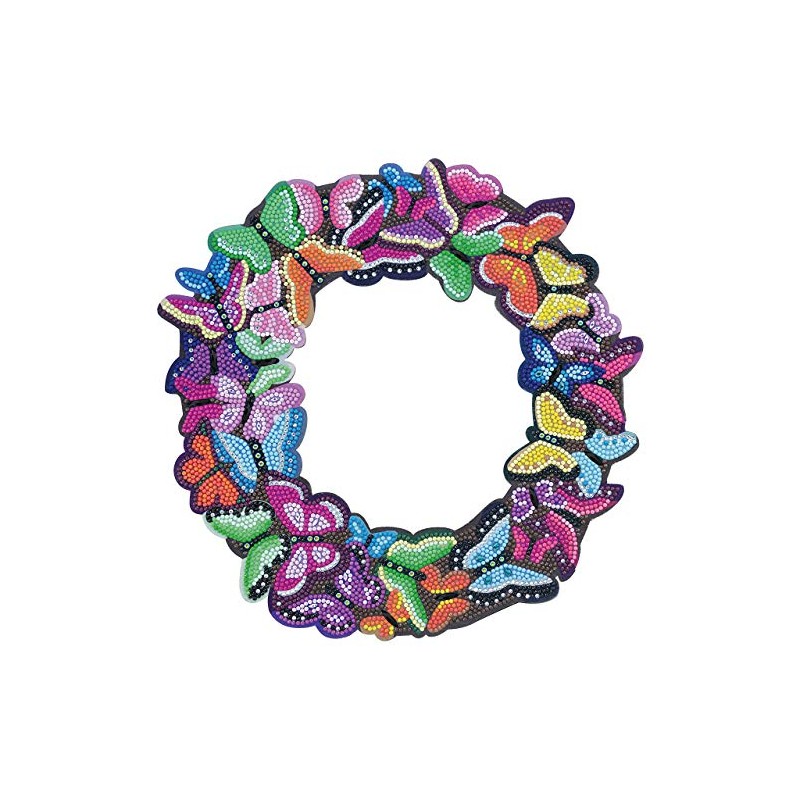 Craft Buddy Crystal Art 5D Diamond Painting Wreath Kit ~