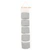 SagaSave Door Hanging Storage Bag Closet Organizer Canvas 5 Pockets