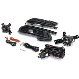 Nfreotiverf 2pcs Fog Light Left Right Side Clear Lens W/Bulb Fog Lamp for Chevy for Cruze 2015 for Cruze Limited 2016 14863903