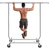 HOKEEPER Clothes Rack, Rolling Clothing Racks for Hanging Clothes, Portable