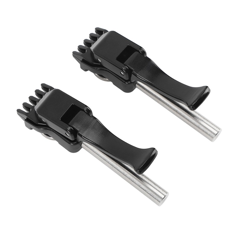 1Pair Black Badminton Stringing Clamp Tennis Flying Clamp Recket Starting