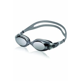 Speedo Unisex-Adult Swim Goggles Hydrosity , Mirrored Charcoal