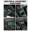 KEMIMOTO 8 Gang Switch Panel Enhanced Sensitivity, LED Touch Control,