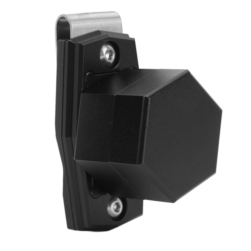 Hexagonal Pool Cue Chalk Box with Magnetic Clip 6063 Aluminum