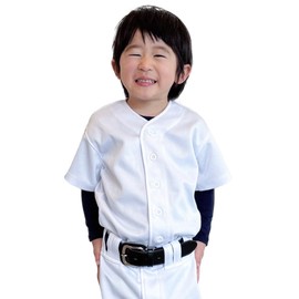 Smiling Dead Ball Y001YS Baseball Uniform Shirt, Kids, Juniors, Jr Boys, Practice Wear, 39.4, 43.2, 47.2, 51.1, 59.0, 63.0 inches (100, 110, 120, 130, 140, 150, 160 cm), Children's Elementary School