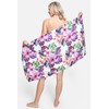 ComfyLuxe Hibiscus Pattern 2-IN-1 Beach Towel & Tote Bag