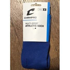 Champro Sports Multi-Sport Athletic Socks Royal Blue Size Small
