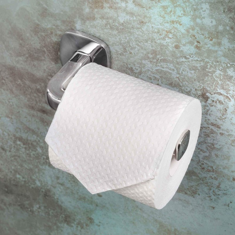 Robert Welch Burford Toilet Roll Holder Fixed. Made from stainless