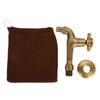 Vintage Solid Brass Single Handle Faucet for Washing Machine Wall