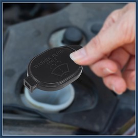INFINAUTO Windshield Washer Fluid Reservoir Bottle Tank Cap Fit for Toyota RAV4 for Infiniti G37 - Pack of 1 Black Stylish Design