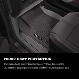 Husky Liners Fits 2013-19 Lexus LX570, 2013-19 Toyota Land Cruiser Weatherbeater Front Floor Mats,Tan,13093