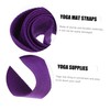 Kisangel 2pcs Yoga Mat Straps Yoga Bolsters Yoga Strap Equipment