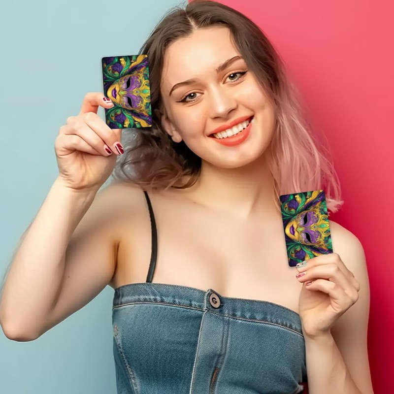 Peacoblue Credit Card Skin Debit Card Stickers Skull and Flowers