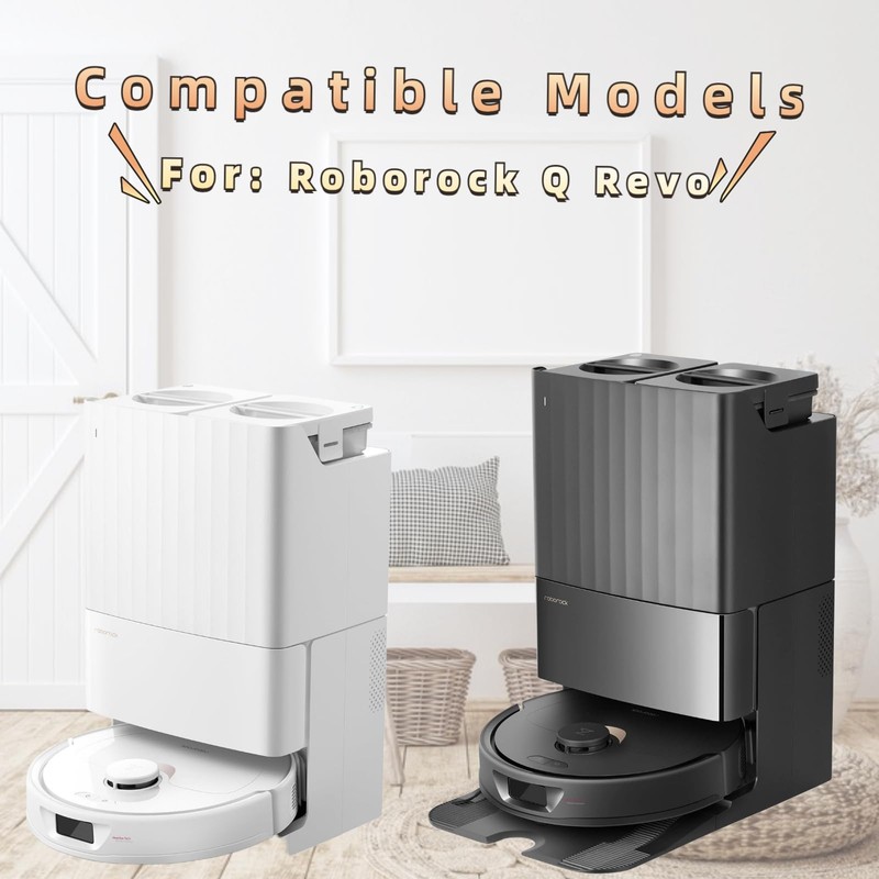 Dust Bags Compatible with Roborock Q Revo & S8 MaxV