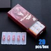 Mummy PN-1209RM Tattoo-Patronen-Nadeln, sortiert, Einweg, gebogen, Magnum #10, L-Taper Bugpin