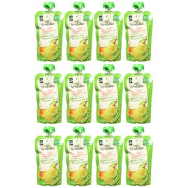 Beech-Nut Veggies On-the-Go, Baby Food, Stage 2, Squash, Peas & Pear, 3.5 Ounce Pouch (Pack of 12)