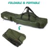 3 Layers Fishing Pole Bag Portable Folding Rod Carry Case