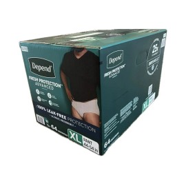 Depend Fresh Protection Advanced Men's Underwear, Extra Large (64 Count)