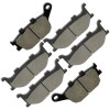 Caltric Front Rear Brake Pads for Yamaha FZ6R 2011-2017 Front