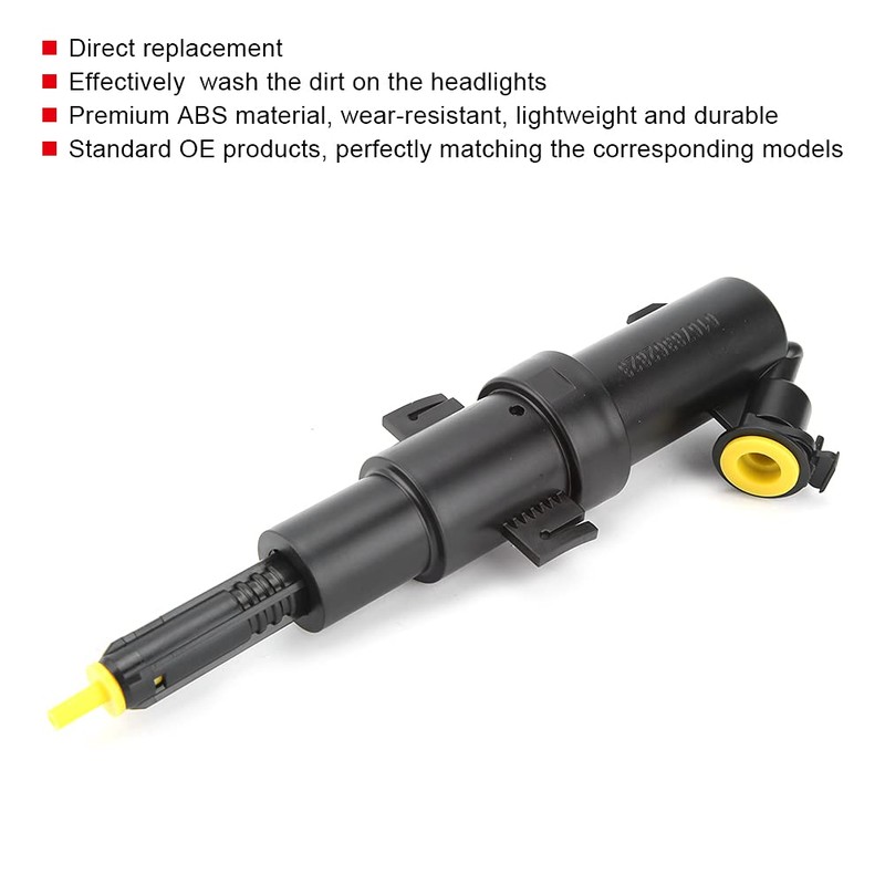 BOROCO Headlight Cleaning Telescopic Nozzle ABS 61678362823 Suitable for E46